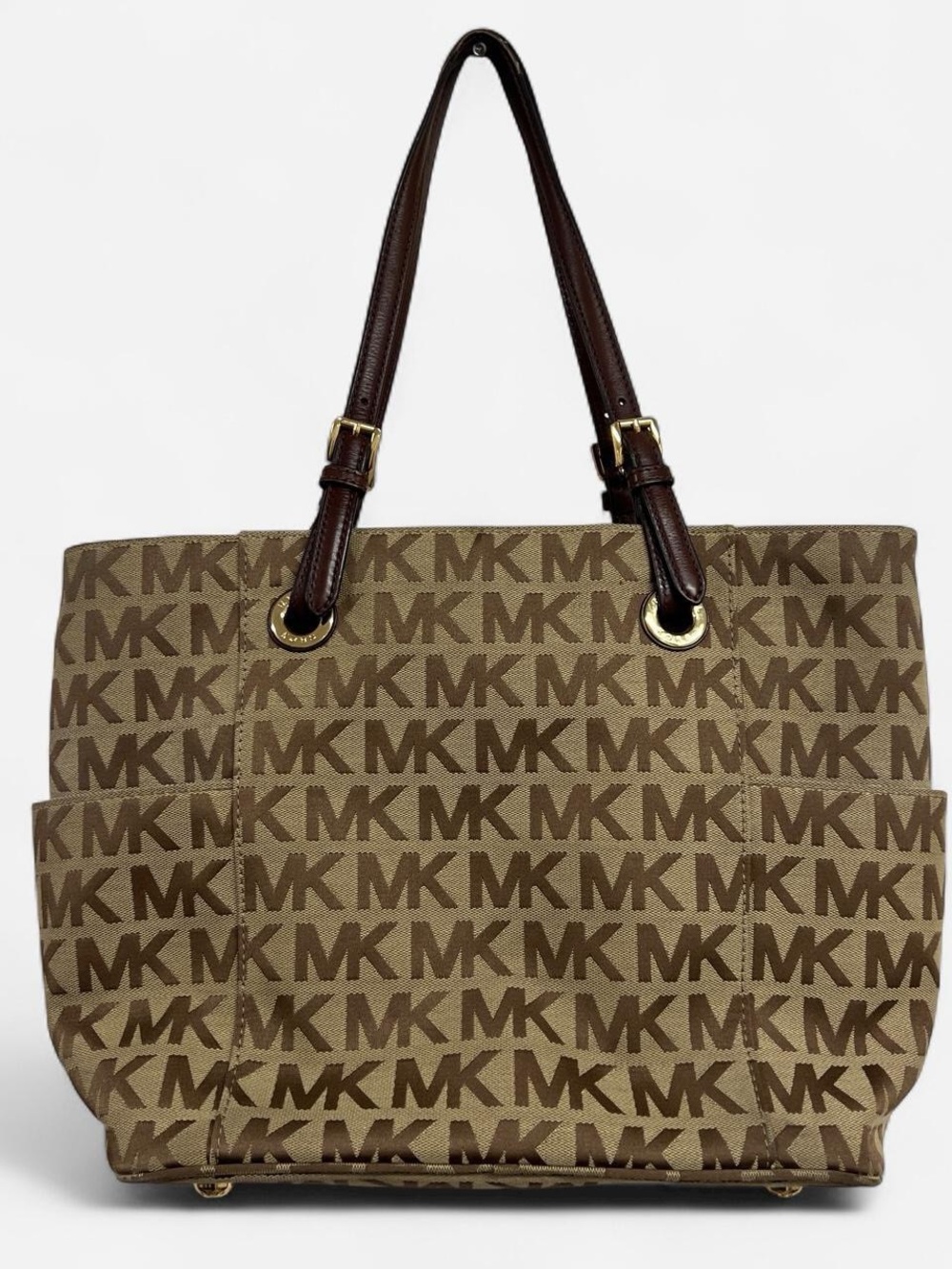 Michael Kors Jet Set signature canvas tote bag